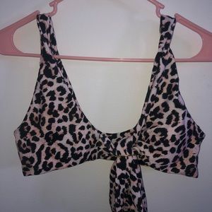 Leopard Bikini Top